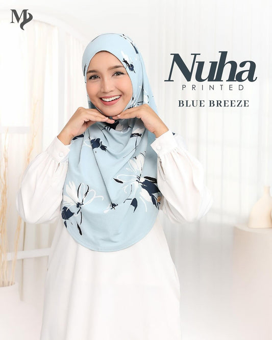 NUHA PRINTED - BLUE BREEZE