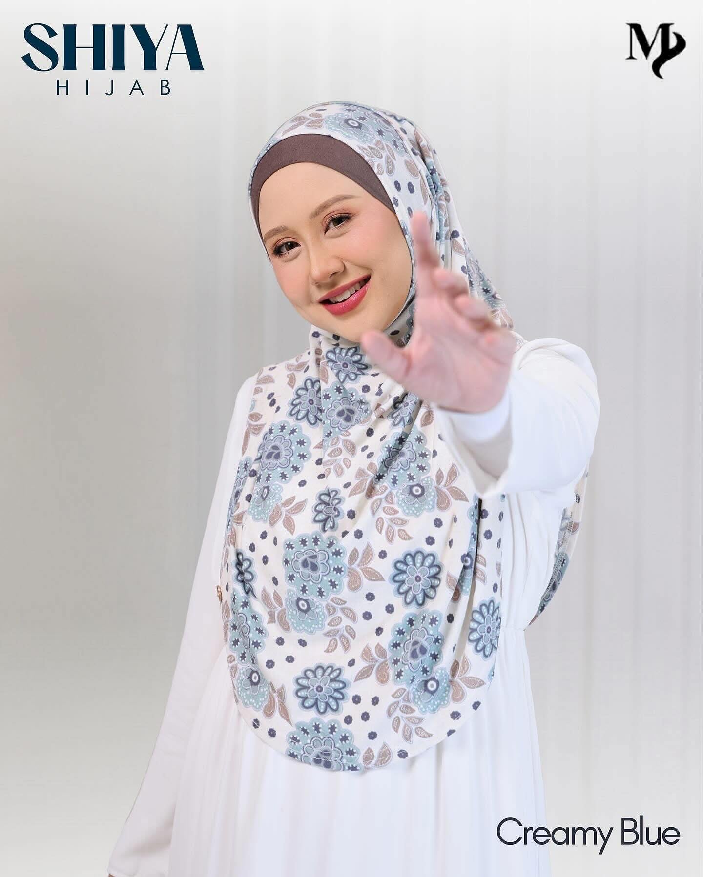 SHIYA HIJAB - CREAMY BLUE