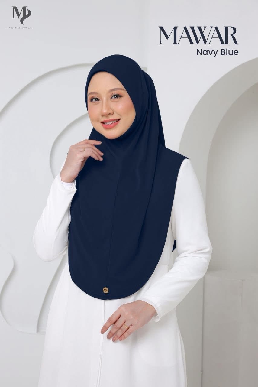 MAWAR SARUNG - NAVY BLUE