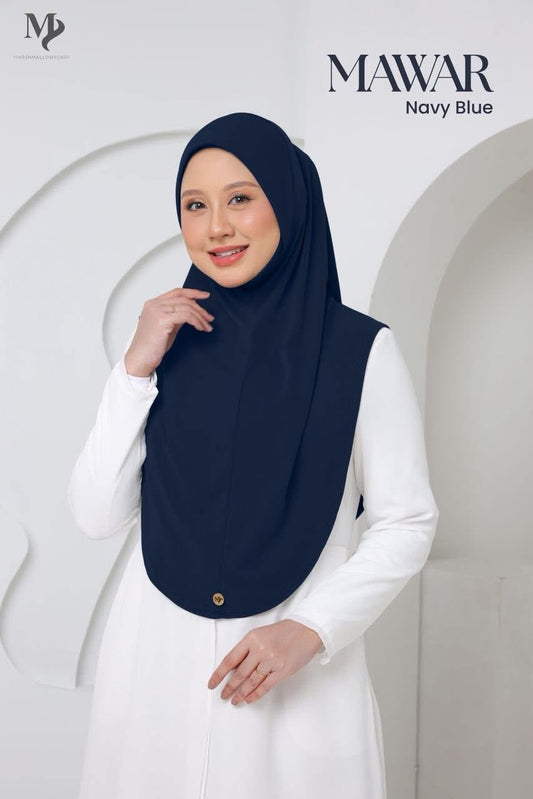 MAWAR SARUNG - NAVY BLUE