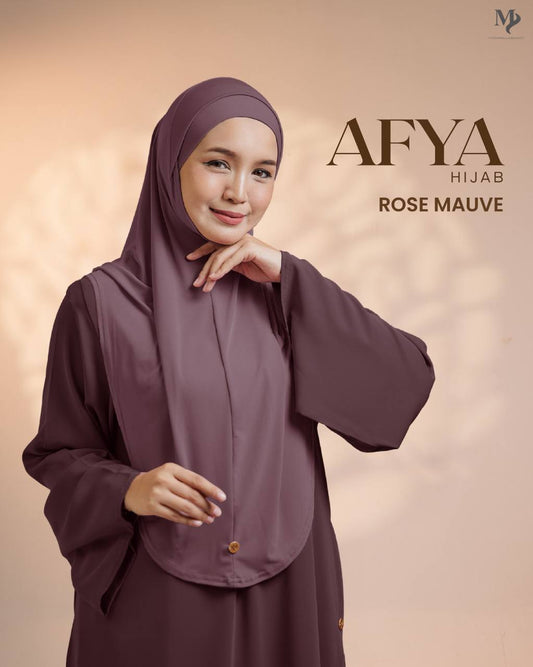 AFYA HIJAB - ROSE MAUVE