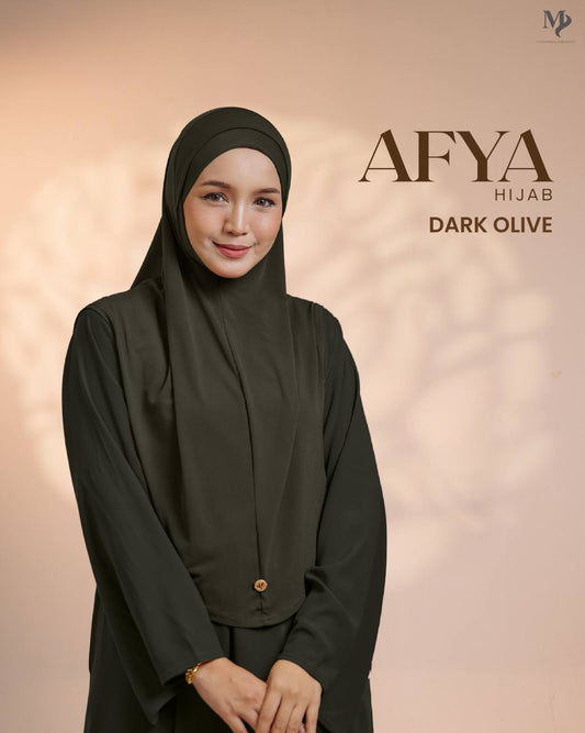 AFYA HIJAB - DARK OLIVE