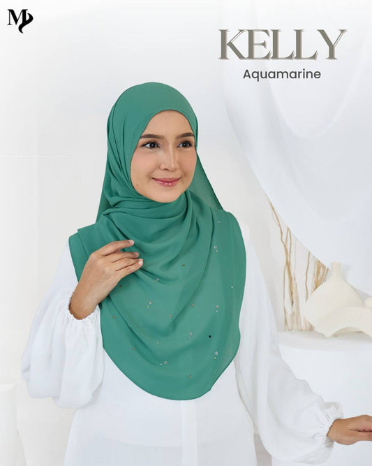 Shawl Kelly - Aquamarine