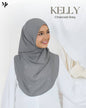 Shawl Kelly - Charcoal Grey