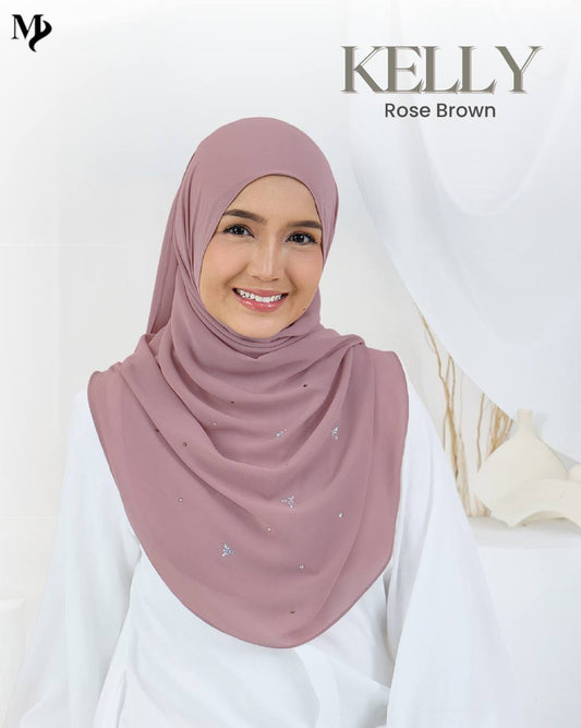 Shawl Kelly - Rose Brown