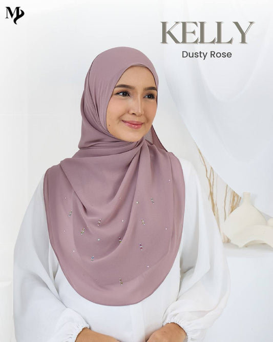 Shawl Kelly - Dusty Rose