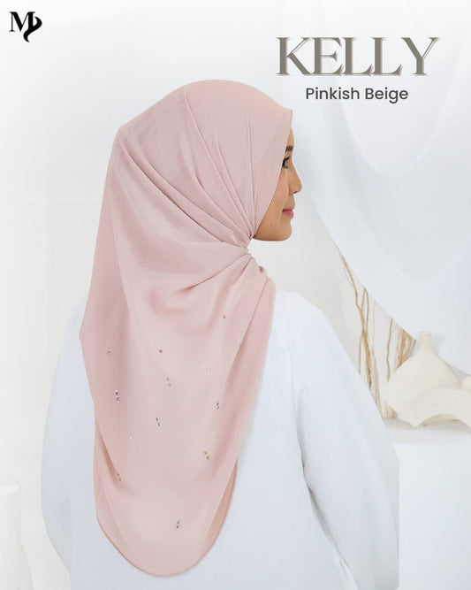 Shawl Kelly - Pinkish Beige