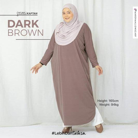 STELLA KAFTAN - DARK BROWN
