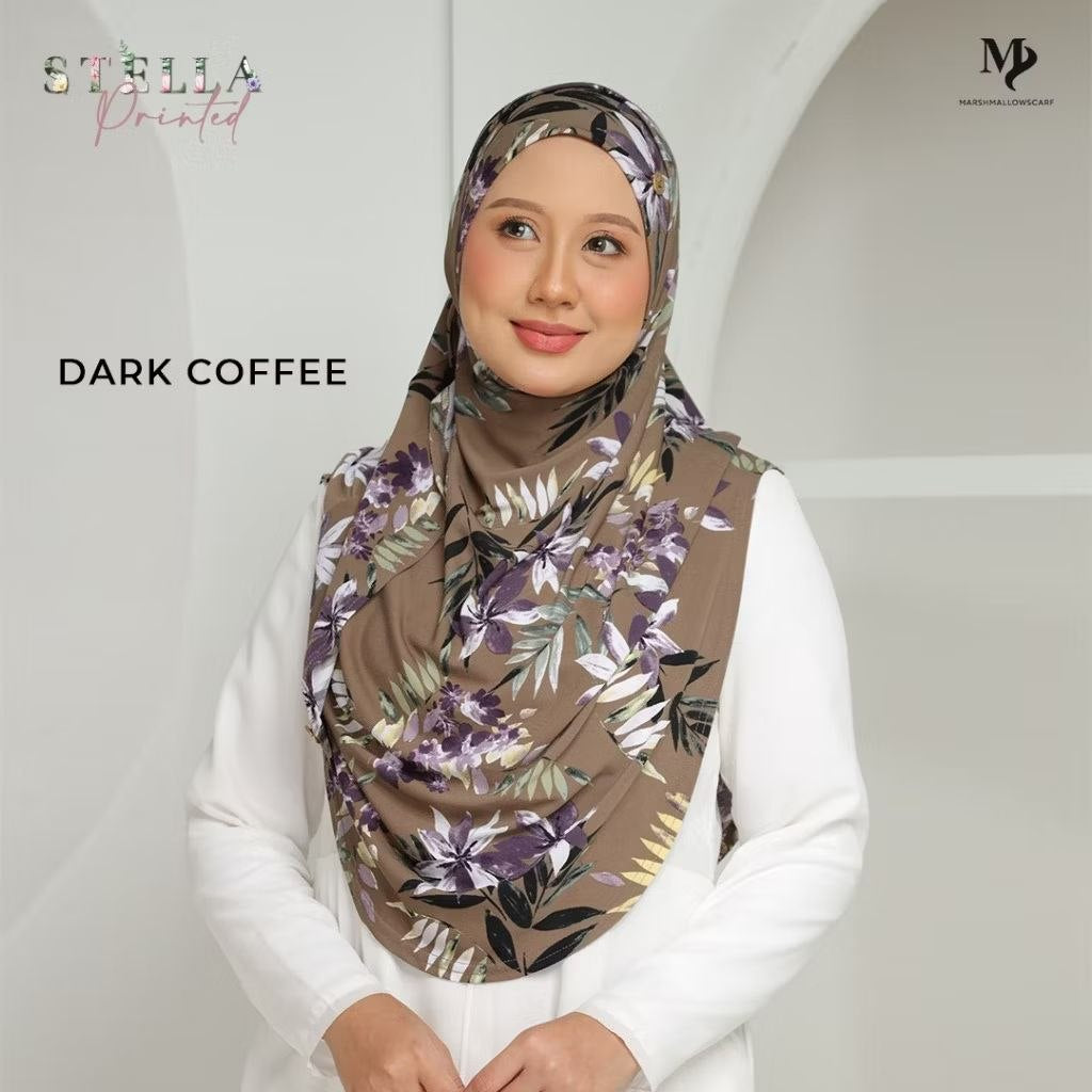 STELLA PRINTED _ DARK COFFEE