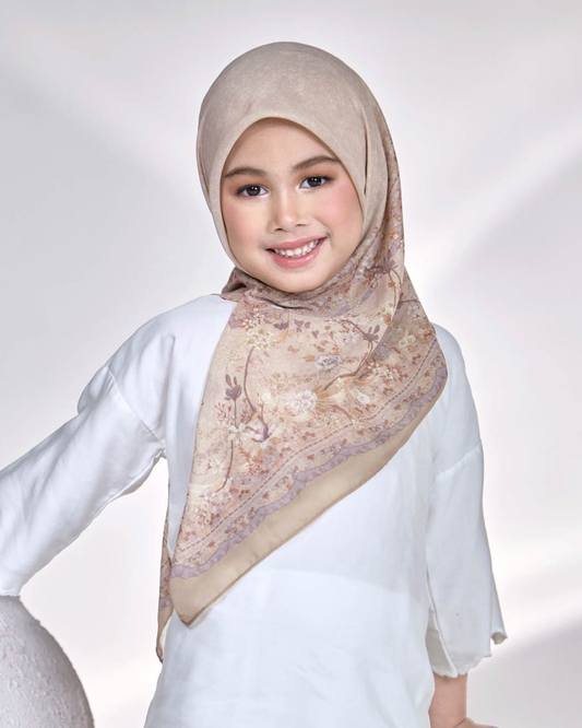 TUDUNG RUFFLE - OATMEAL KIDS | ENCHANTED