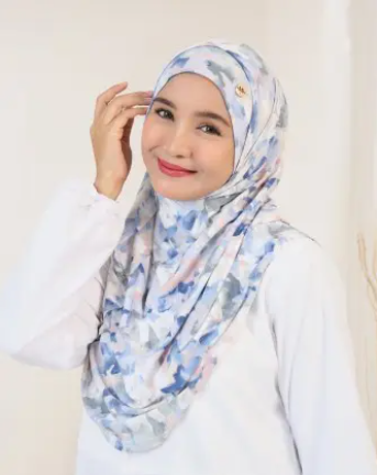 STELLA PRINTED - BLUE ASH