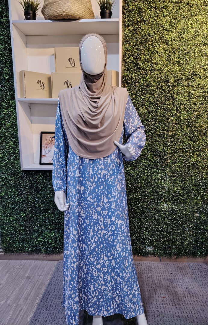 Jubah Nuha - Baby Blue