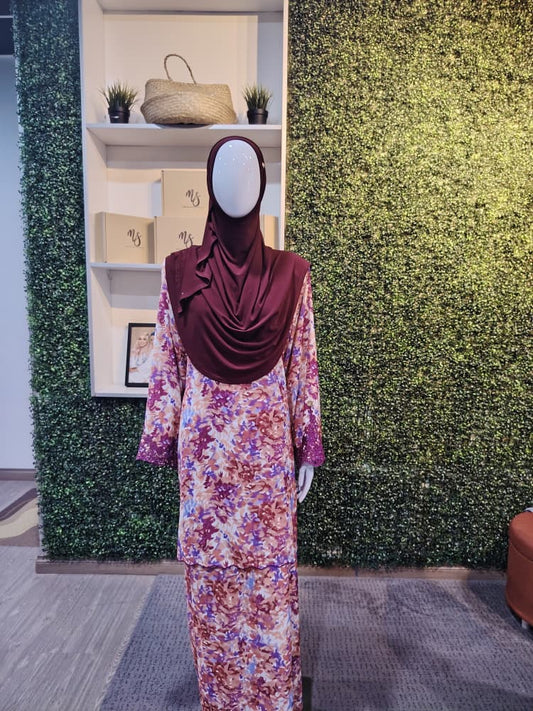 Kurung Sophea - Purple